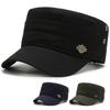 New Cap Spring and Autumn Visor Flat Top Military Hat Outdoor Travel Hat Sunscreen Hat Men