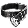 Hemsut Watch Band 22mm High Quality Soft Watch Replacement Nylon Strap Watch Band for Men and Women Military Heavy Duty Stainless Steel Back 4 Sizes