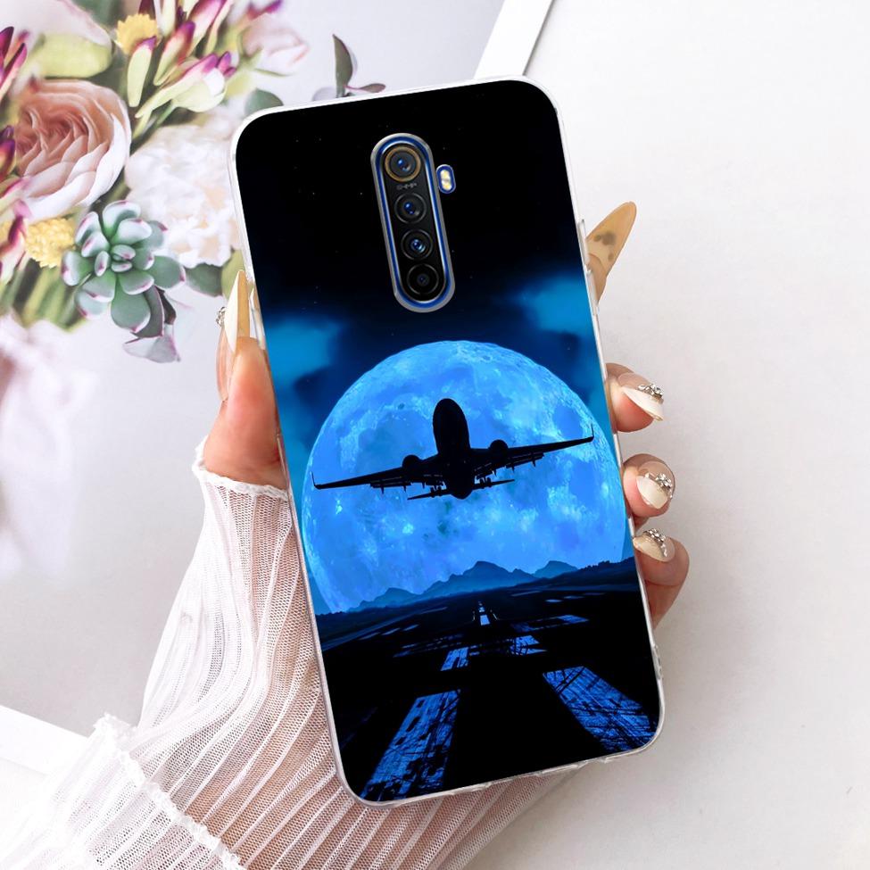 Clear For Realme X2Pro RMX1931 Casing For Realme X2 Pro Case Luxury Fashion Butterfly Funny Cute Painted Cover
