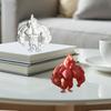 Мускулистая статуэтка курицы 3D настольное украшение в виде курицы мускулистый петух курица фигурка для дома фермерского дома каминной полки шкафа украшение