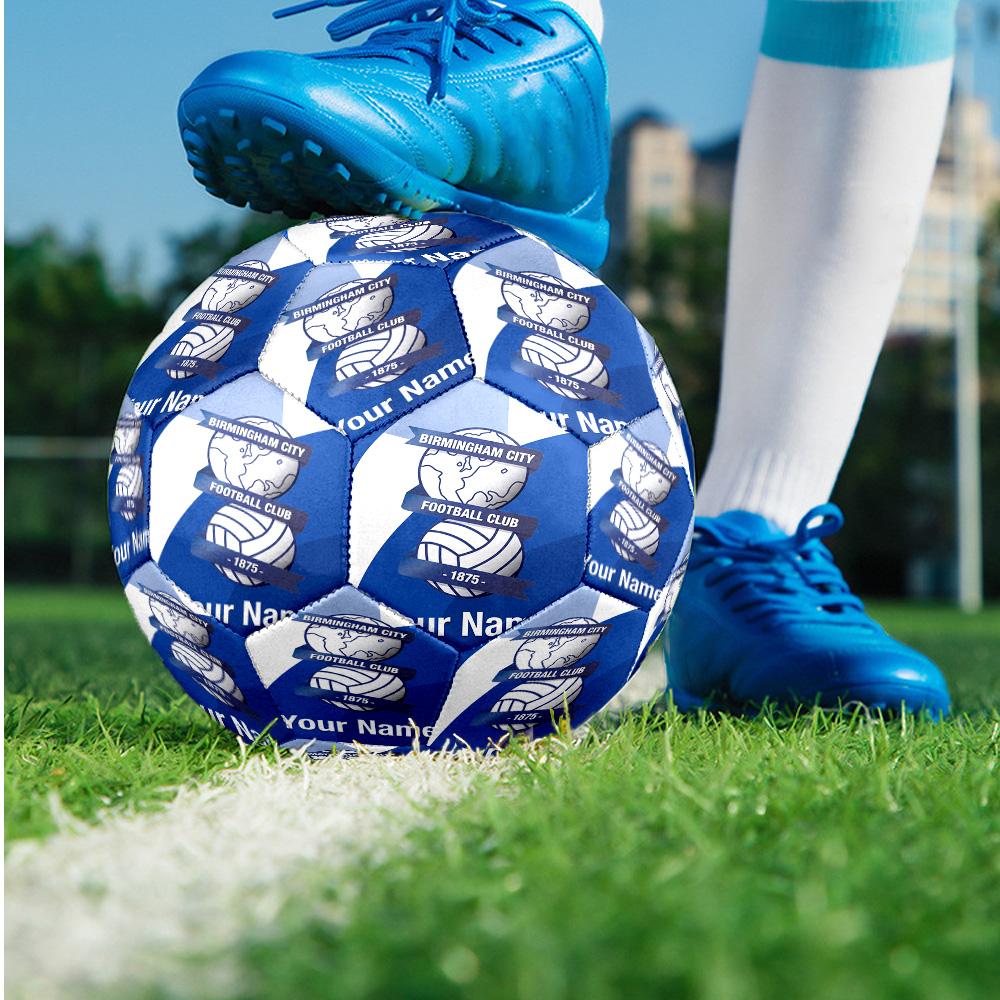 BIRMINGHAM CITY Football Fashion Size 5 Football Wearproof Non‑Slip Soccer Ball For Sports Training Entertainment Use