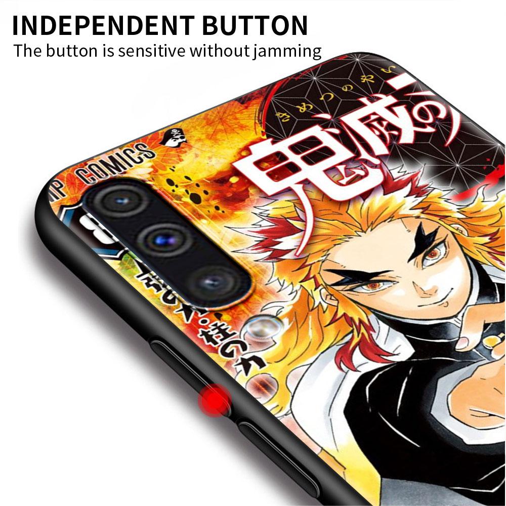 Мягкий чехол для Samsung Galaxy Note 20 Ultra 10 Plus Lite A50 A70 A20 A40 A20e 9 8 A60 A10e Funda Чехол для телефона Demon Slayer Shell