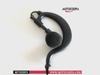 2.5mm Single-Ear Hook Intercom Headset with Coiled Wire & External Microphone
