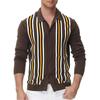 Spring And  Men's Long Sleeve Sweater Striped Business Sweater