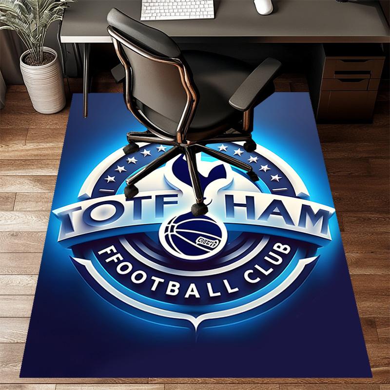 Ковер Tottenham Hotspur с принтом для спальни, гостиной, домашнего декора, нескользящий коврик, коврик для прикроватной тумбочки