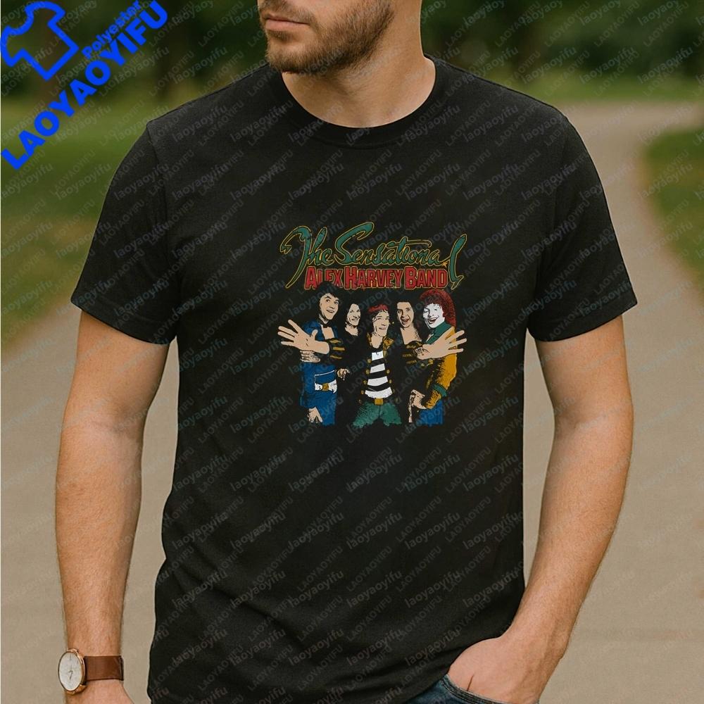 KoreanStyle Review Of Unisexs Clothing The Sensational Alex Harvey Band Unisexs And Unisexs Shirts Comfortable TShirts