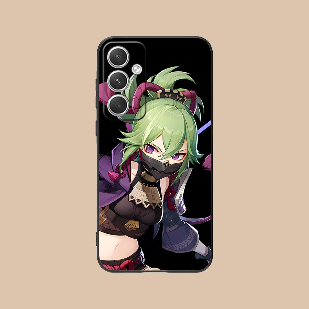 Игровой чехол для мобильного телефона GI Kuki Shinobu для Samsung Galaxy S26 S25 S24 S23 S22 S21 S20 Note20 Plus FE Ultra Красочный чехол Роскошный