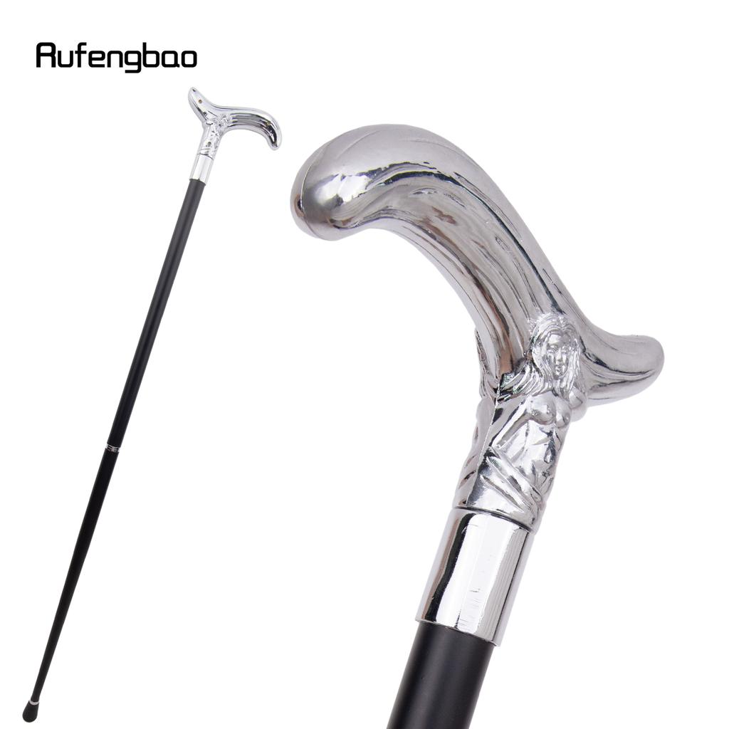 Белая роскошная красивая кривая линия косплей трость модная декоративная трость джентльмен элегантная трость набалдашник посох 93 см