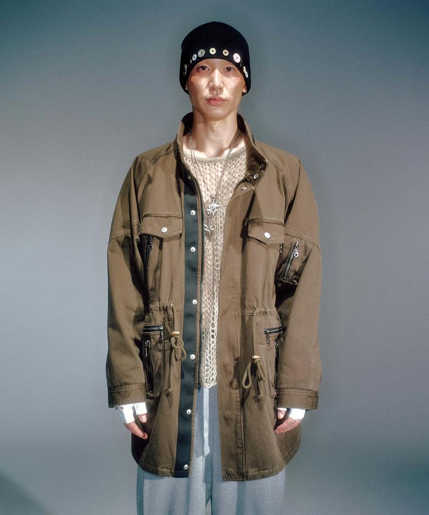 Vacant Archive Men Victor Cotton Field Jacket Brown
