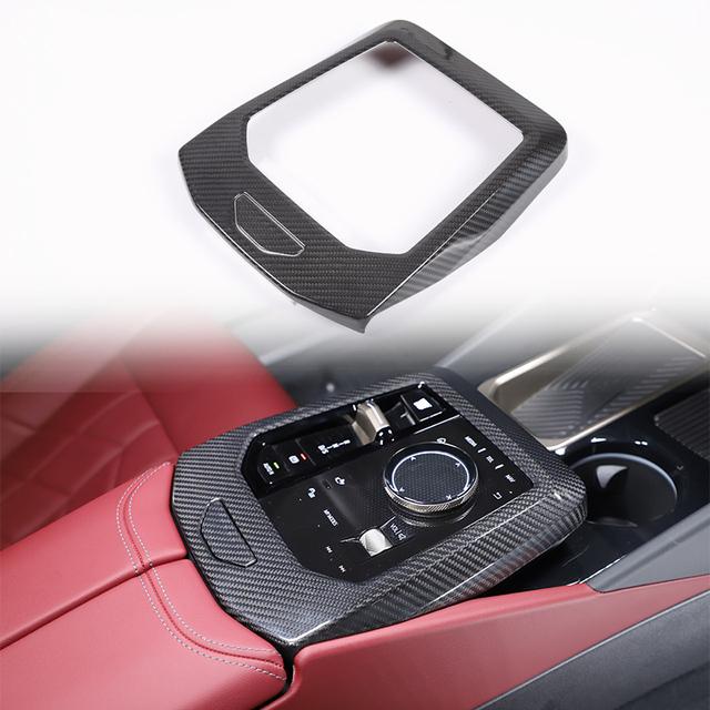 For BMW 5 Series G60 2024-2025 real carbon fiber Interior Dashboard Center Console Panel Trim Car accessories