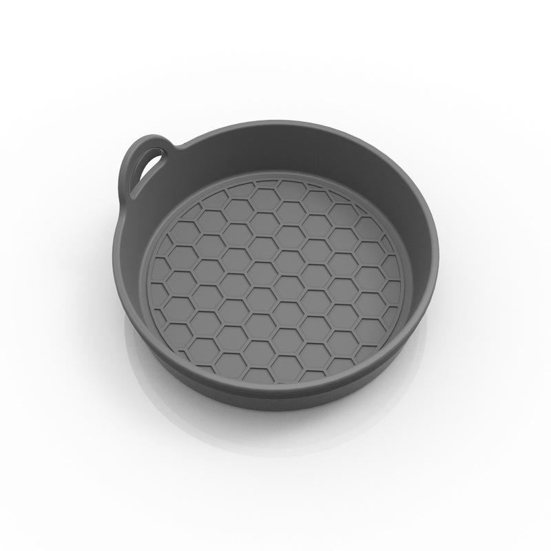 Round Anti-Slip Silicone Car Coaster Mat