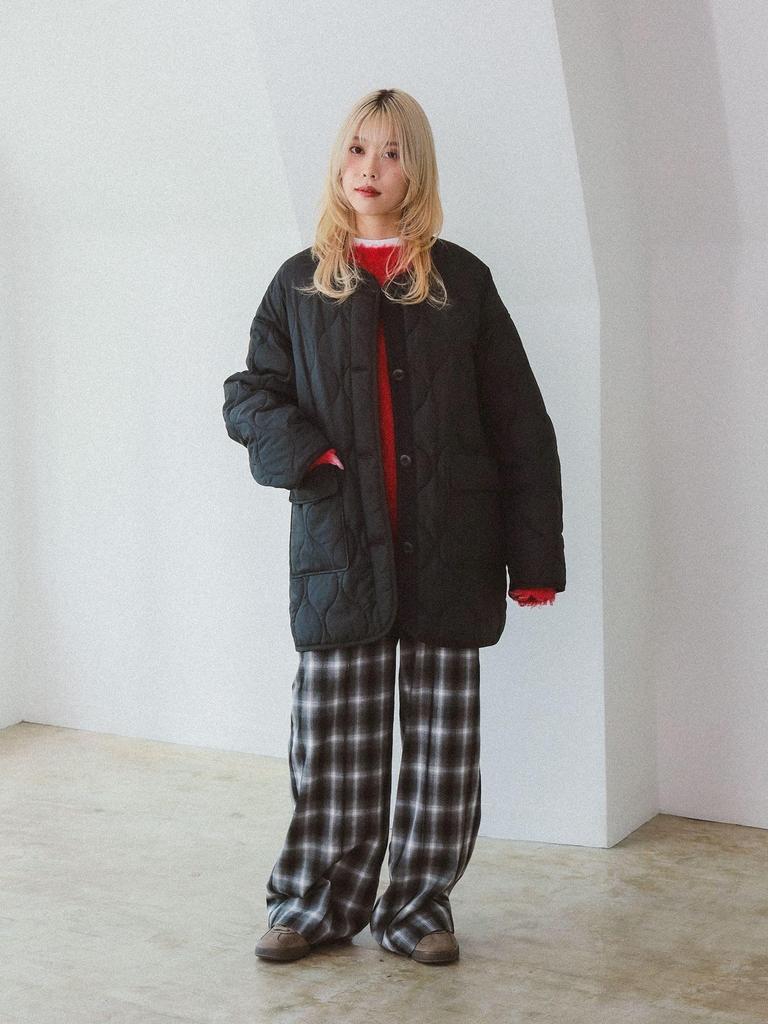 Женская стеганая блузка без воротника Ray Beams, Черный 0