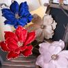 Xmas Tree Decoration 3D Simulation Magnolia 21cm Fake Flowers  New Year