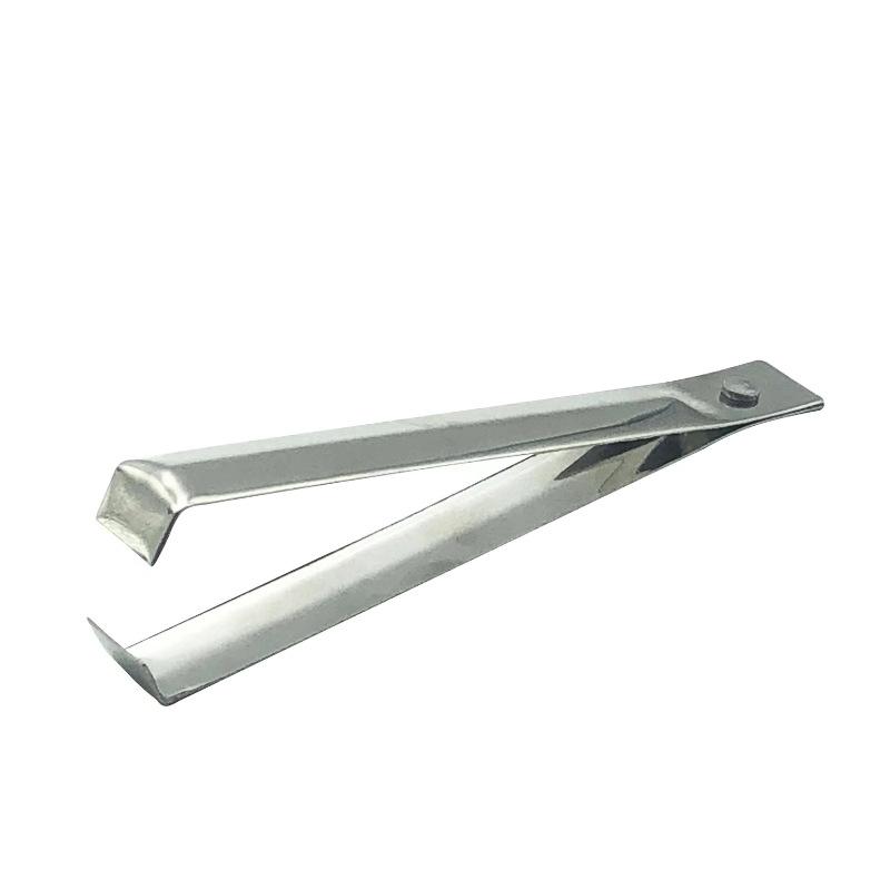 Щипцы для шерсти свиньи Зажим для костей из мяса рыбы Чеснокочистка Пинцет с плоским зевом Удаление перьев Бытовая кухня Гаджет для готовки