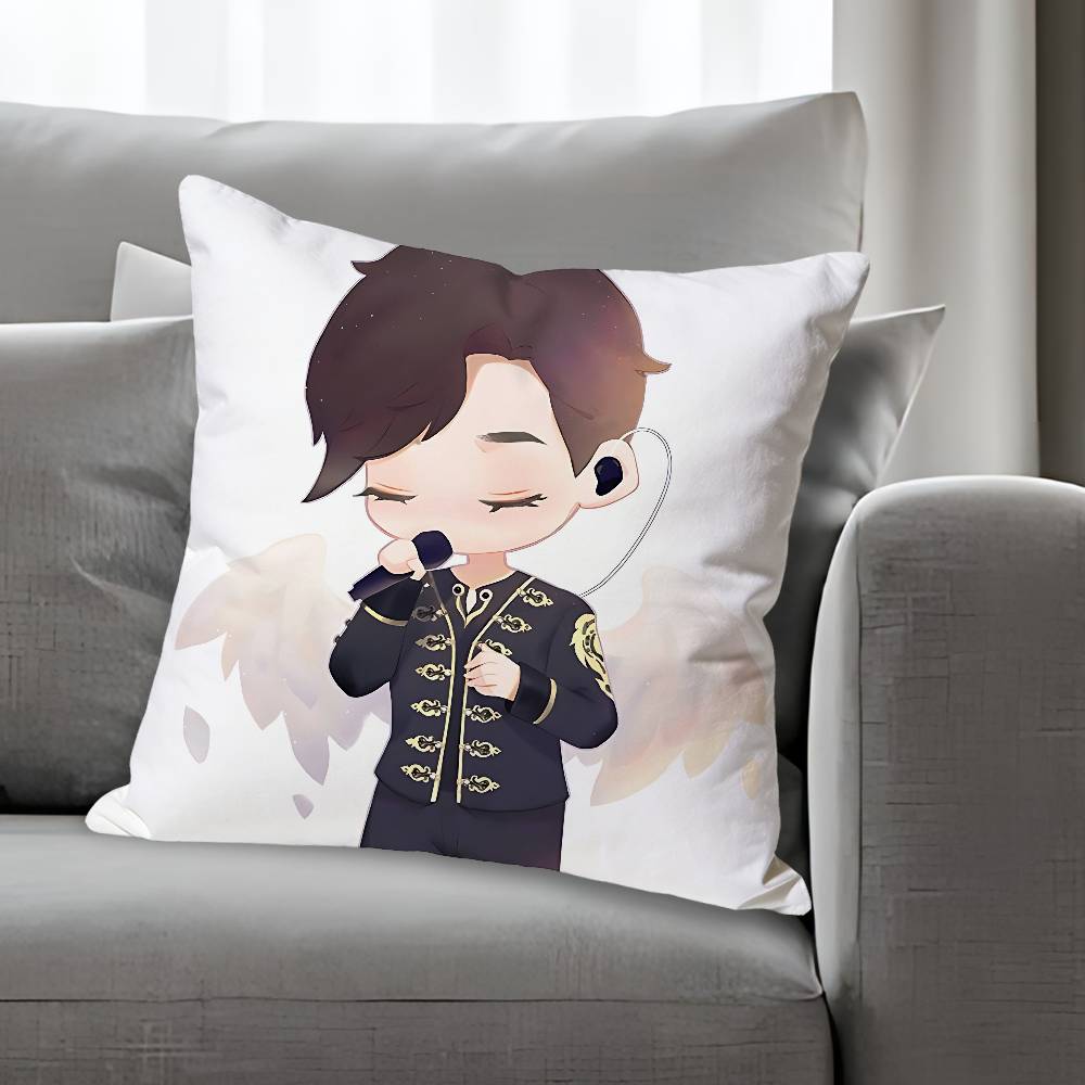 Наволочки Dimash Kudaibergen для Спальни Гостиной Дивана Домашний Декор Полиэстер Наволочка на Подушку с Молнией