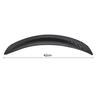 2шт 42см углеродного волокна автомобильные крылья арки колеса украшения для бровей полоски