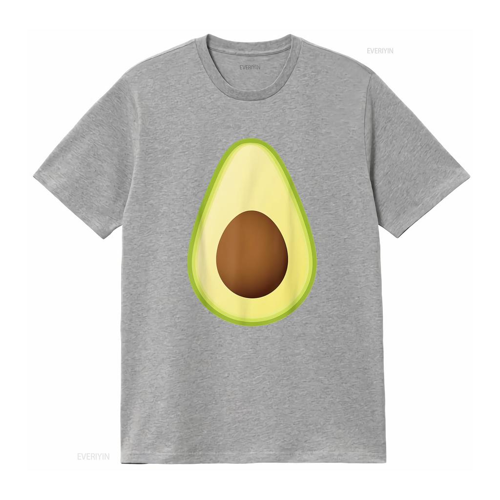 Womens Avocado Costume T Shirt Fruit Halloween Black 2XL vintage Washed Slightly Unisex Casual Breathable Stretched streetwear
