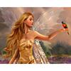 Набор для вышивки крестом DIY Алмазная вышивка Фея красоты Полный круглый алмазная живопись Мозаика Домашний декор