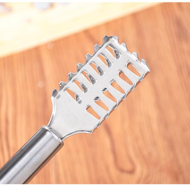 Stainless Steel Fish Scale Scraper, Household Fish Scale Remover, Efficient Fish Scale Planer, Kitchen Fish Cleaning Tool, Durable Fish Scale Brush