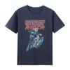 Genuine  Avengers Retro Ghost Rider Retro Comic Flower Unisex And Women With The Same Tshirt Shortsleeved TopJacket