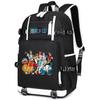 Аниме цельный школьный рюкзак для мальчиков и девочек, детский подростковый рюкзак с героями мультфильмов, водонепроницаемая школьная сумка Mochilas