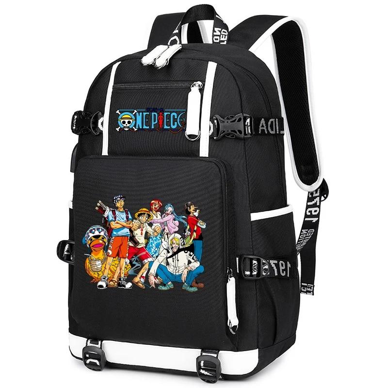 Аниме цельный школьный рюкзак для мальчиков и девочек, детский подростковый рюкзак с героями мультфильмов, водонепроницаемая школьная сумка Mochilas