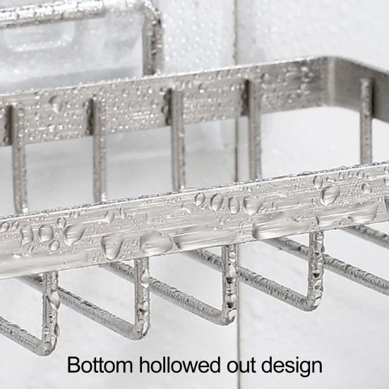 1/2 шт., настенное крепление, мыльница, боковые крючки, полый держатель из нержавеющей стали для душа, контейнер для мыла, коробка для хранения, кухонные принадлежности для ванной комнаты