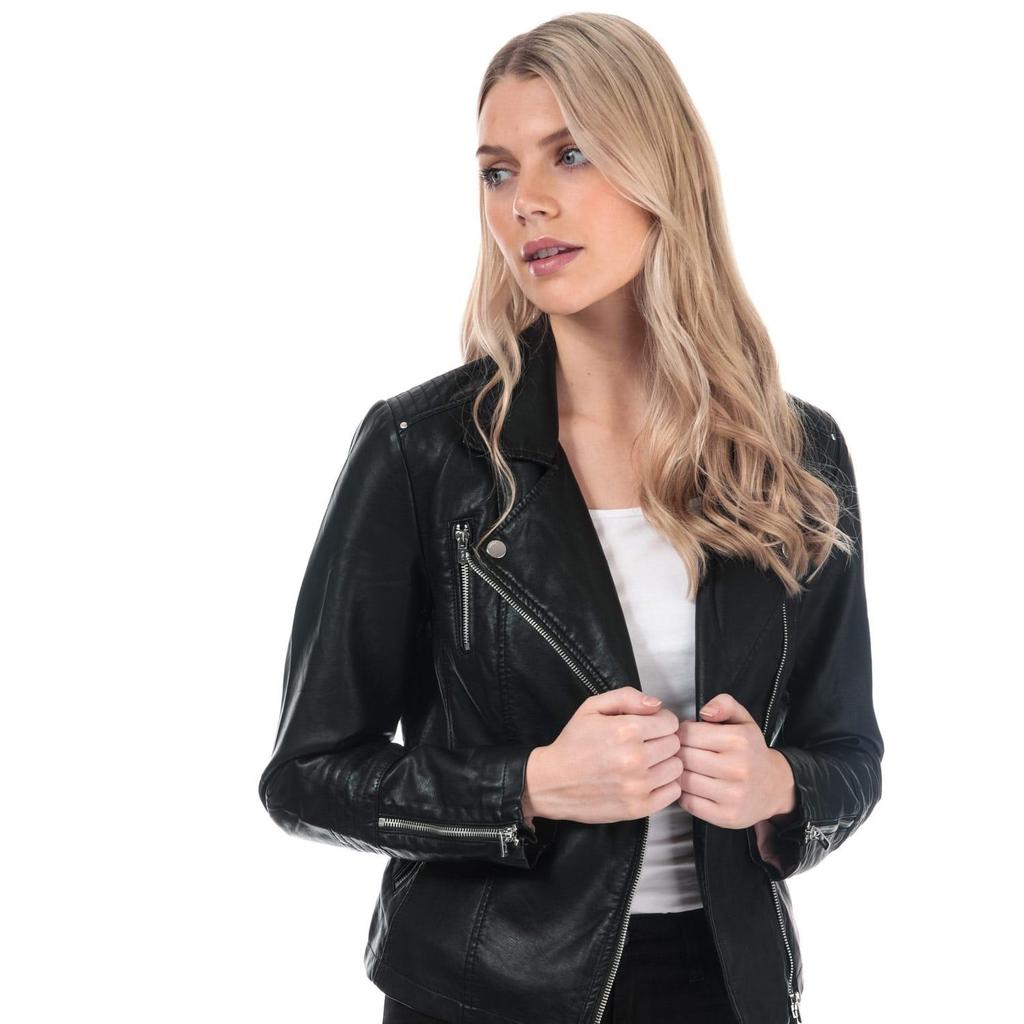 Only Womens/Ladies Gemma Faux Leather Biker Jacket