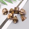 7pcs/set Sided Dice D4 D6 D8 D10 D12 D20 For Dungeons&Dragon D&D RPG Poly Game