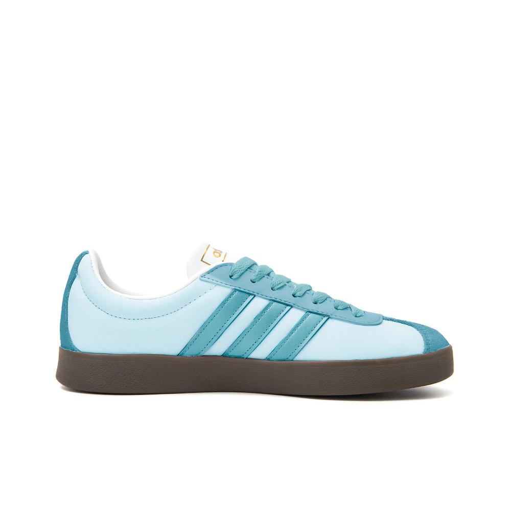 adidas Neo VL Court 2.0 Цветочный Фестиваль Временной Сдвиг Устойчивые к Скольжению Устойчивые к Истиранию Низкие Скейтбордические Кроссовки Унисекс Небесно-Голубые ID6015(Команда354-)