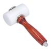 Leather Carving Hammer NonSlip and Durable Wood Handle Nylon Hammer for Stamping Sew Leather