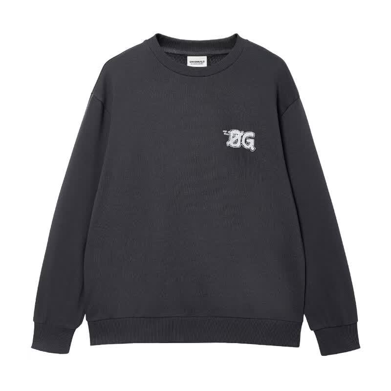 Мужская толстовка Jack & Jones из чистого хлопка с круглым вырезом