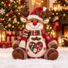 Christmas Refillable Treat Holder - Novelty Holiday Candy & Snack Box, 5.9 x 3.9 in, 1 Pack