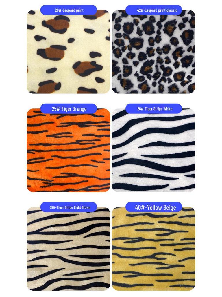 Ультрамягкая фланель с кристаллическим принтом и узорами в виде леопарда, тигра, коровы, жирафа, пятнистой собаки и черепахи, короткая плюшевая ткань.