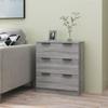 VidaXL Buffet Sonoma Grey 60x30x70 Cm Engineered Wood 816986