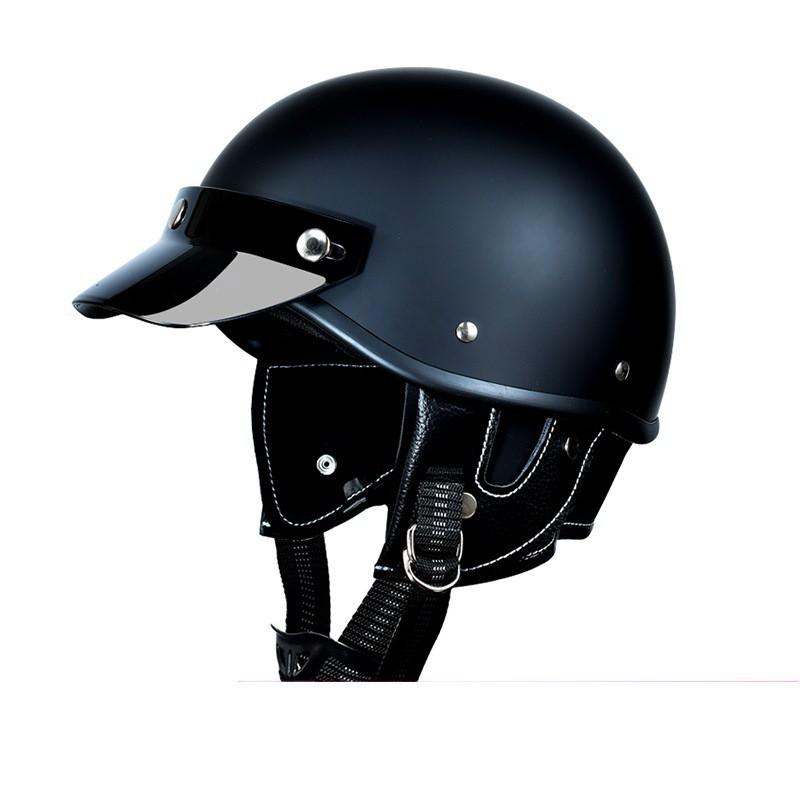Vintage Japanese-Style Half Helmet Scooter Motorcycle Riders Unisex DOT Certified ABS Safety