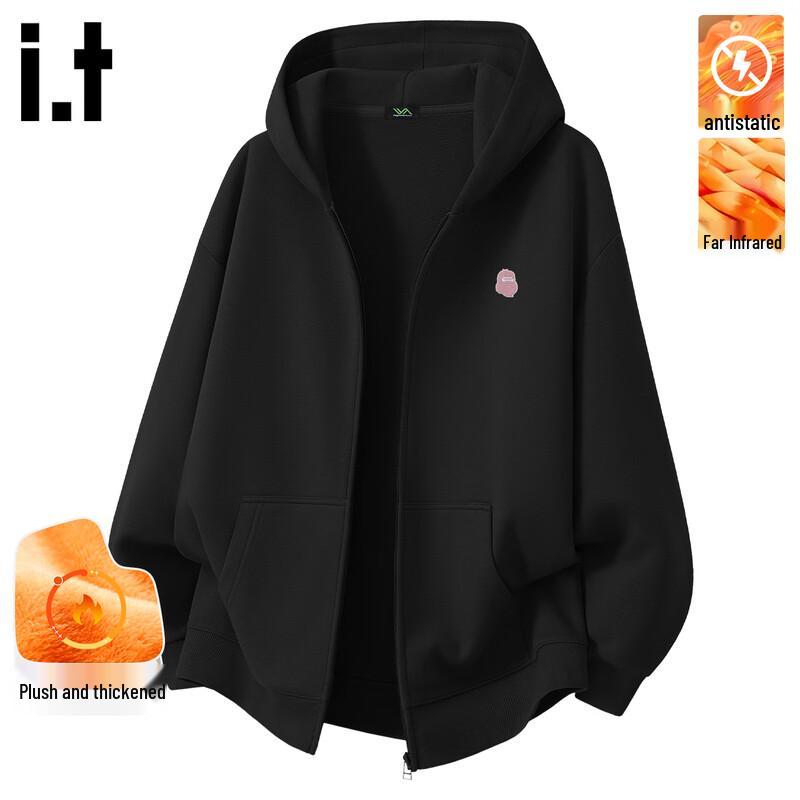 Женское худи на молнии свободного кроя с флисовой подкладкой Fingercroxx