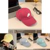 Stylish Korean Yellow Letter Embroidered Baseball Cap For Women Spring Summer 2024