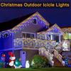 3.5/7 м Уличные светодиодные гирлянды на солнечной батарее Садовые и Патио Звездные сосульки для праздника Рождества Свадебного декора