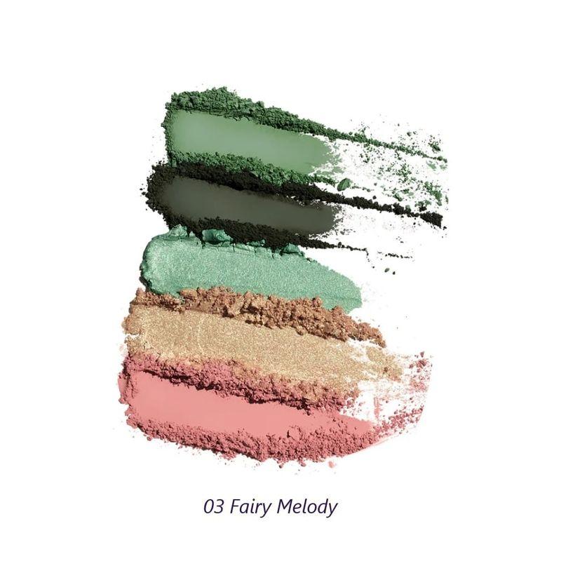 Flower Knows - Палитра макияжа «Сказки середины лета» с тиснением, пять цветов - 03