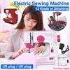 12 Stitches DIY Semi-automatic Foot Pedal Sewing 2-Speed Household Machine DC 6V Electric Mini Portable Sewing Machine New