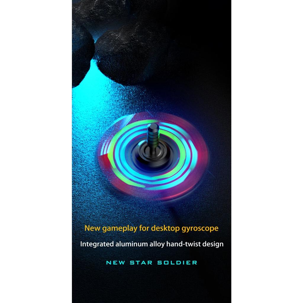 729 световых эффектов, комбинации, спиннер, металлические игрушки для мужчин, вращающийся гироскоп, напальчник, антистресс, EDC, подарки для снятия стресса