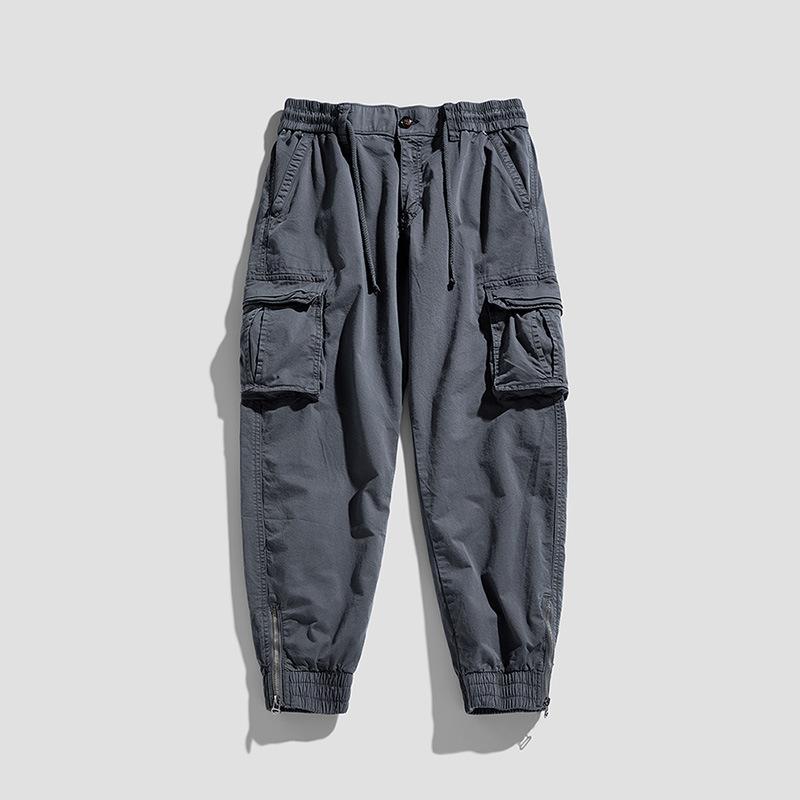 Ретро комбинезон мужские спортивные повседневные брюки лето однотонные леггинсы модный бренд высококлассная мужская одежда