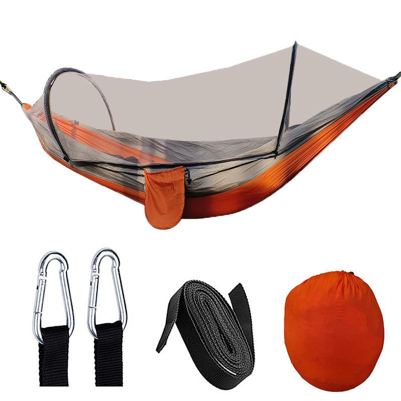 Double Hammock,Outdoor Mosquito-proof, Sun-proof, Anti-overturning Single Hammock, Camping Hammock