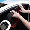 Уплотнительная лента для автомобильной двери Автомобильный резиновый герметик 5 отверстий B-тип Аксессуары Звукоизоляционные полосы Пылезащитное уплотнение Шумоизоляция автомобиля B9Z2