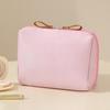 Портативная сумка для хранения, органайзер для косметики, застежка-молния, большая вместимость, водонепроницаемая дорожная косметичка для женщин