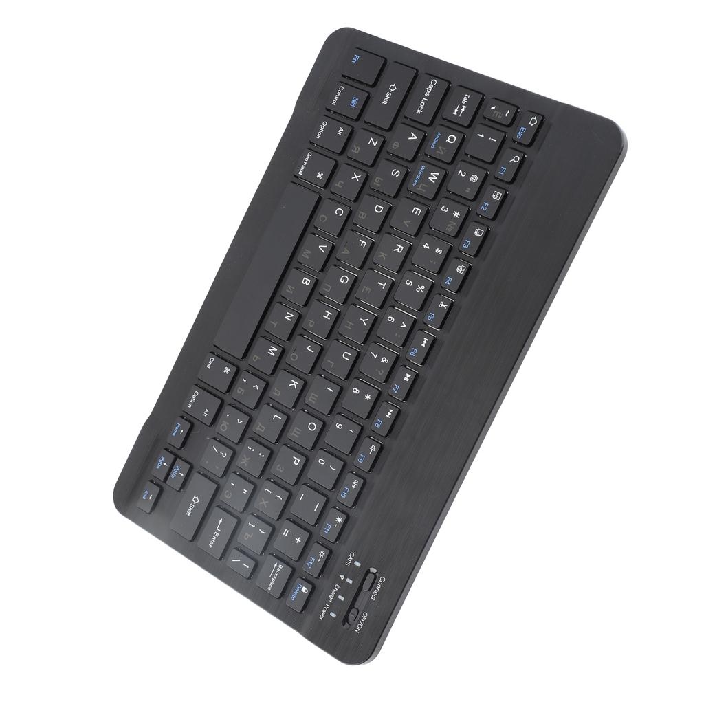 Беспроводная Bluetooth-клавиатура Портативная клавиатура для планшета Русская Английская для Android Черная