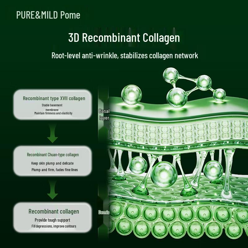 PURE&MILD Сыворотка-масло для глаз с коллагеном, повышающая упругость, против морщин 12 мл