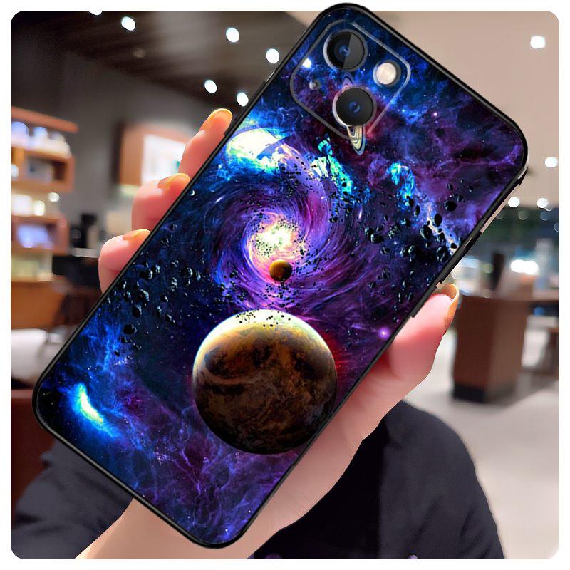 Космический Планета Звезды Луна Чехол Для iPhone 16 Pro Max 14 13 12 11 15 17 Pro Max mini 15 16 Plus 16e 17 Air Чехол для Телефона