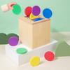 Деревянные игрушки для сортировки по цвету, коробка с формами, игрушки Монтессори, развитие мелкой моторики, сенсорные игры на сопоставление, развивающие детские игрушки для 1-3 лет